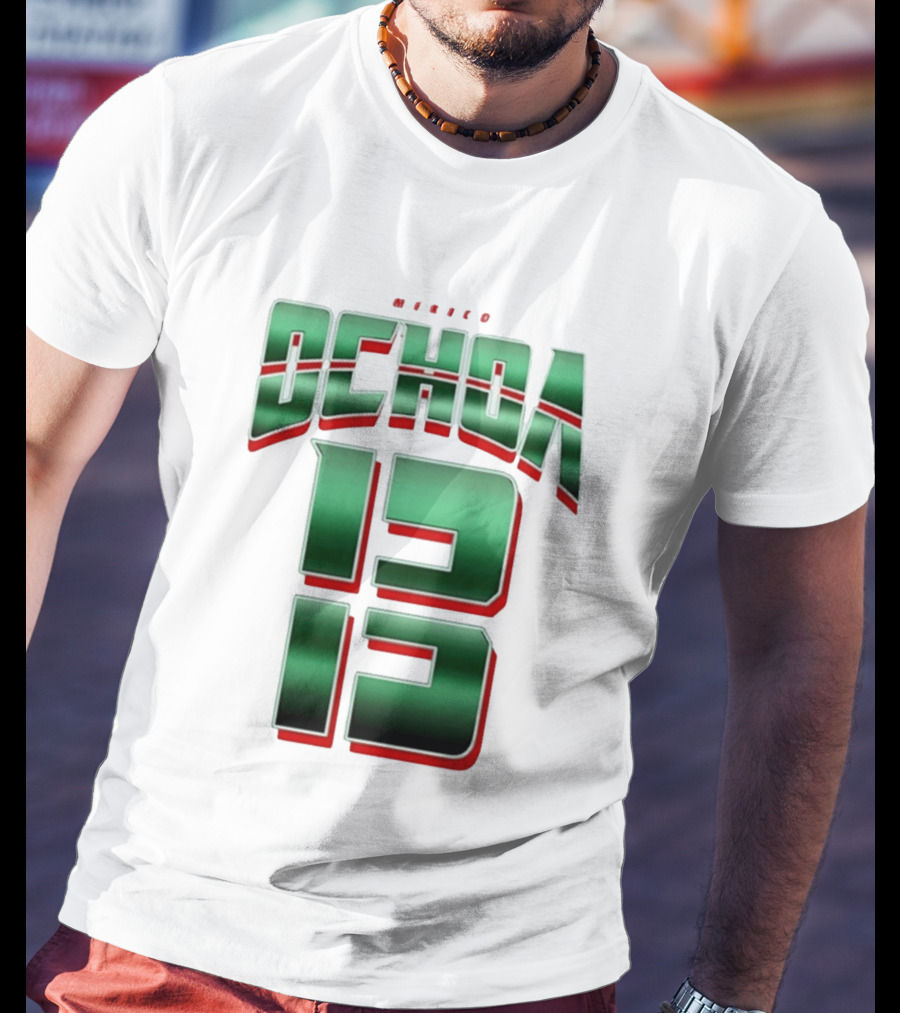 Guillermo Ochoa Mexico Jersey Ochoa 13 El Tri Number T-Shirt