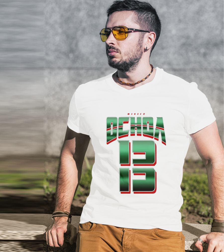 Guillermo Ochoa Mexico Jersey Ochoa 13 El Tri Number T-Shirt