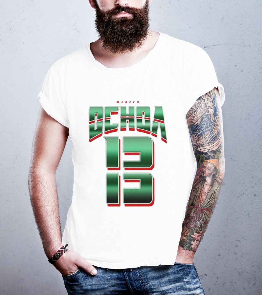 Guillermo Ochoa Mexico Jersey Ochoa 13 El Tri Number T-Shirt