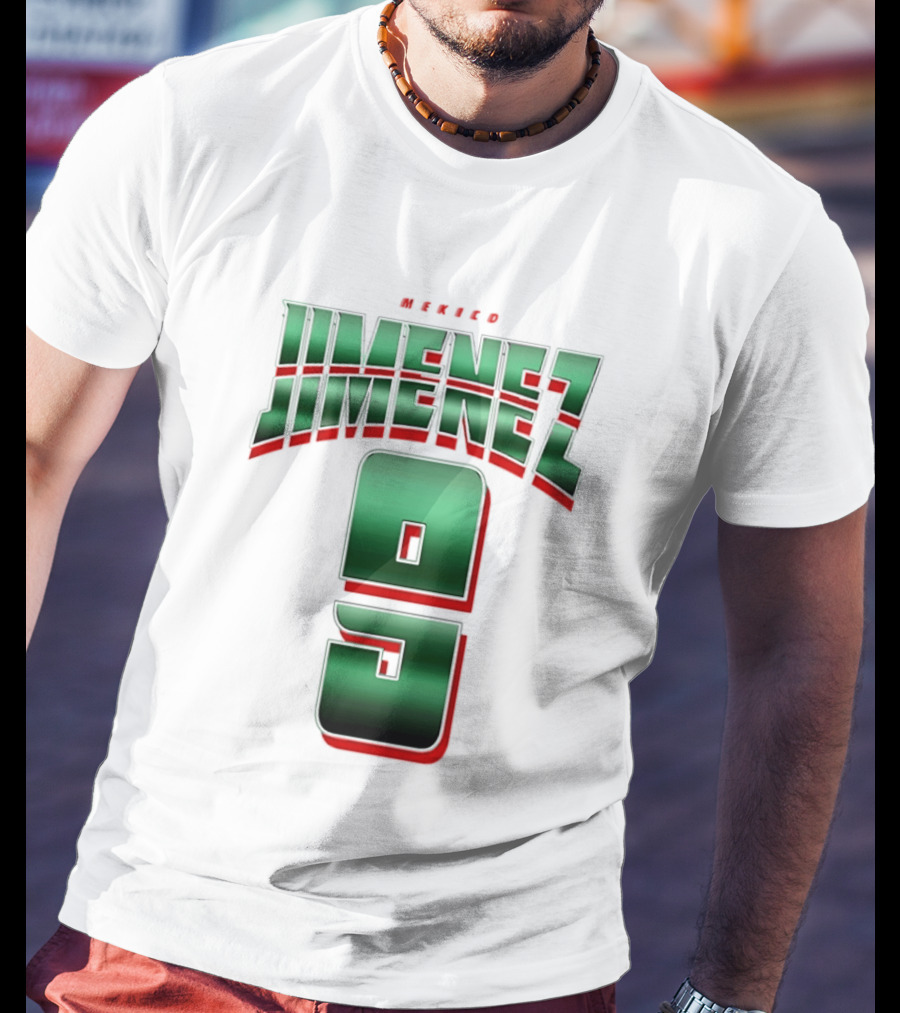 Mexico Jimenez 9 El Tri Number Name T-Shirt