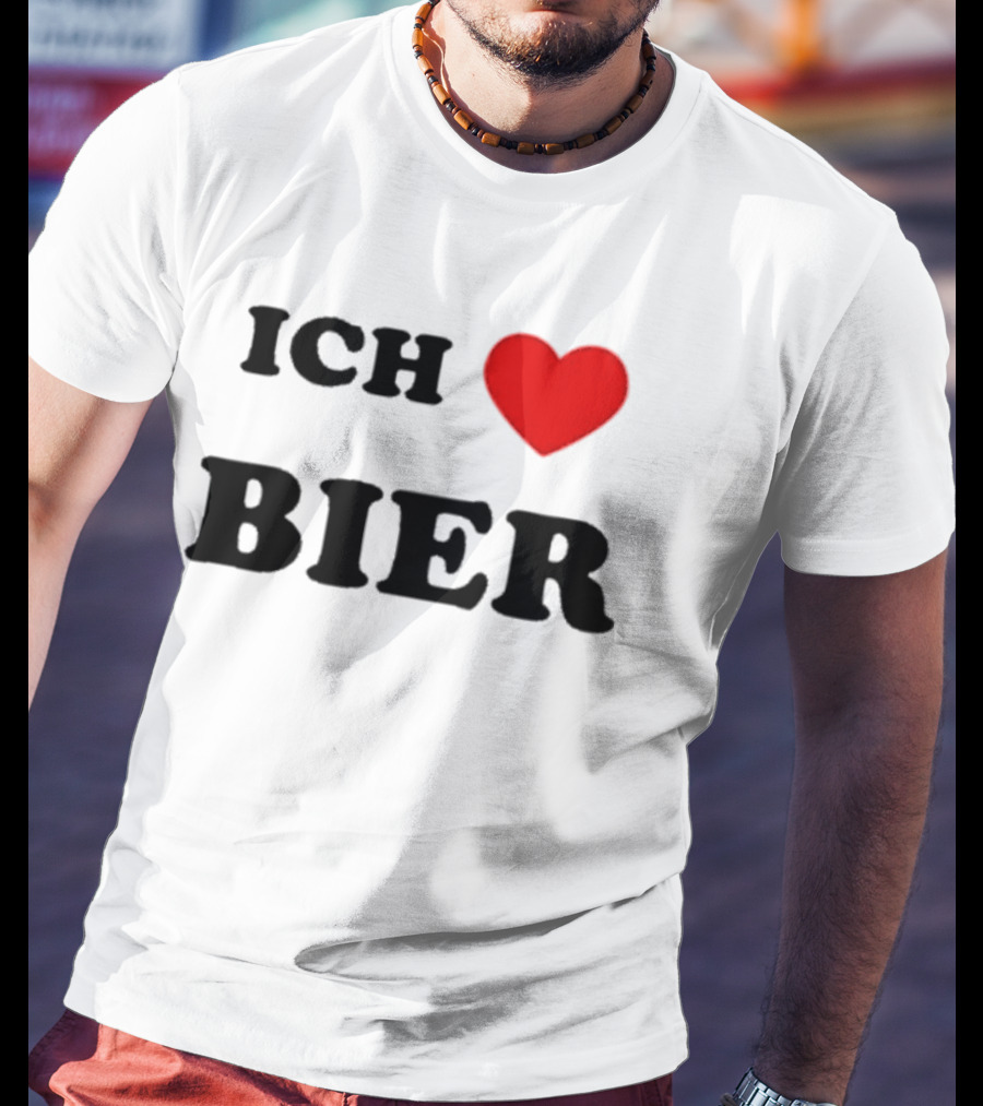 Ich Love Bier Heart Germany T-Shirt