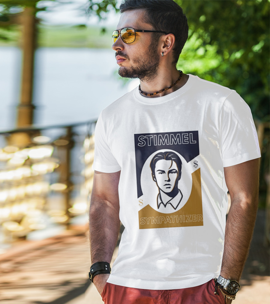 Stimmel Sympathizer Face Art With Dollar T-Shirt