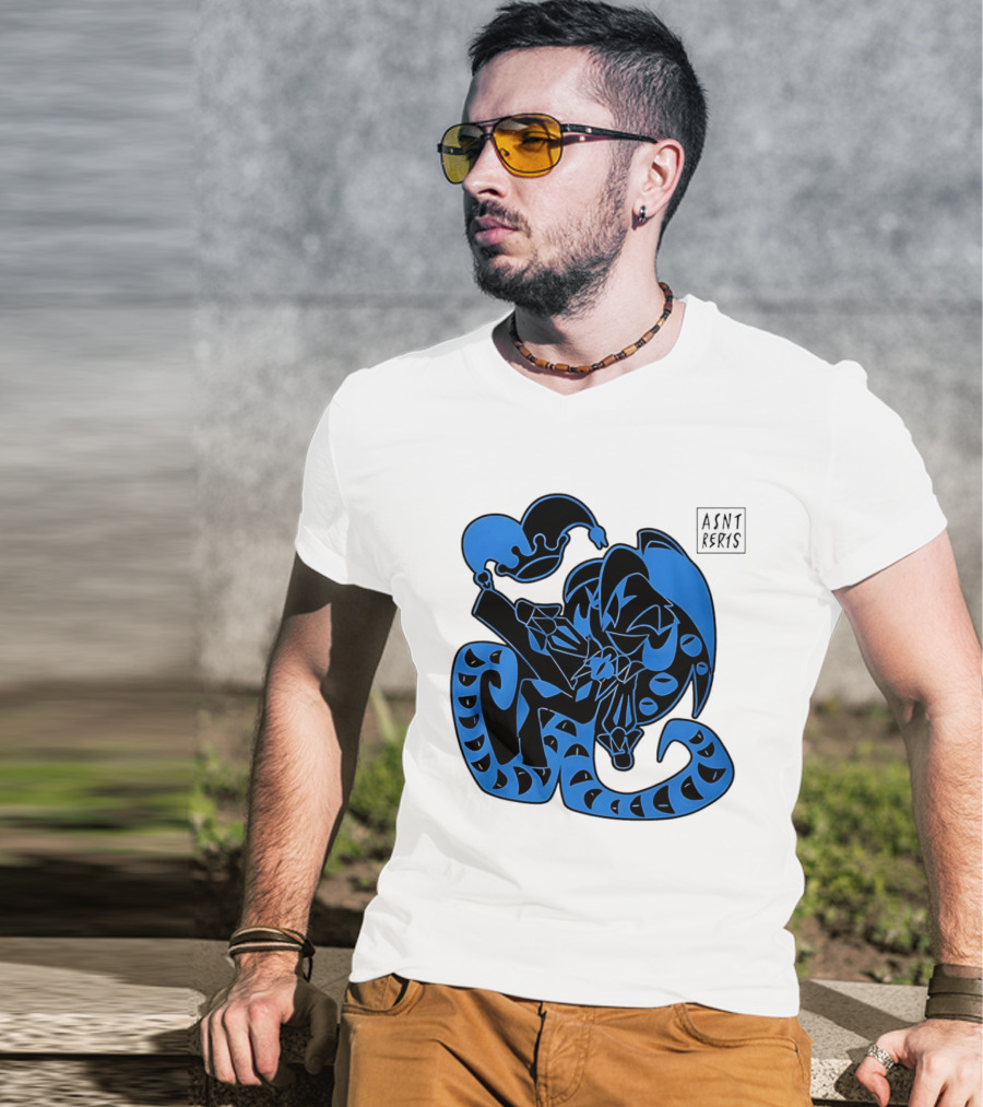 Shadow Milk Cookie Run A4NT Peeking Jester Snake T-Shirt