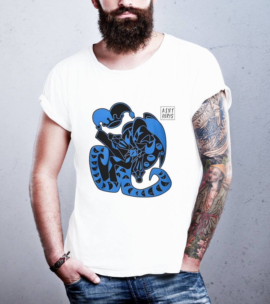 Shadow Milk Cookie Run A4NT Peeking Jester Snake T-Shirt