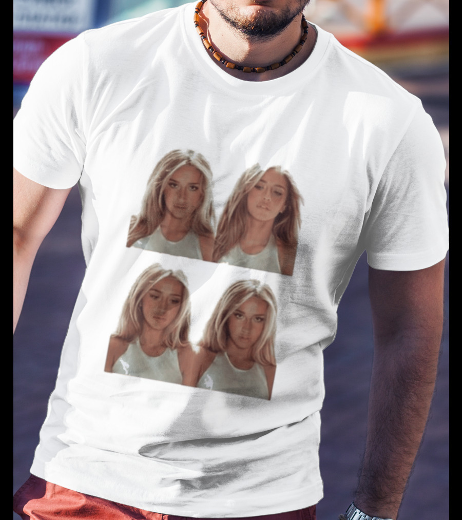 Tate McRae Photo Collage Lollapalooza 2026 Chicago T-Shirt