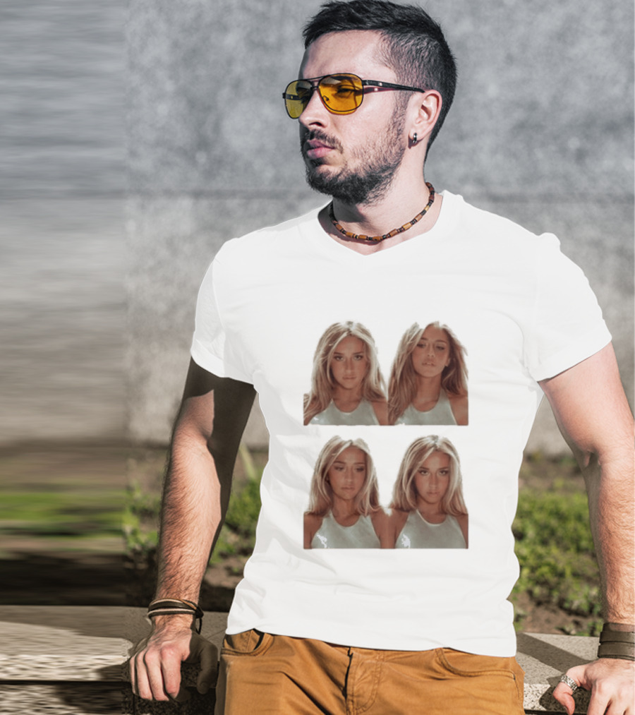 Tate McRae Photo Collage Lollapalooza 2026 Chicago T-Shirt