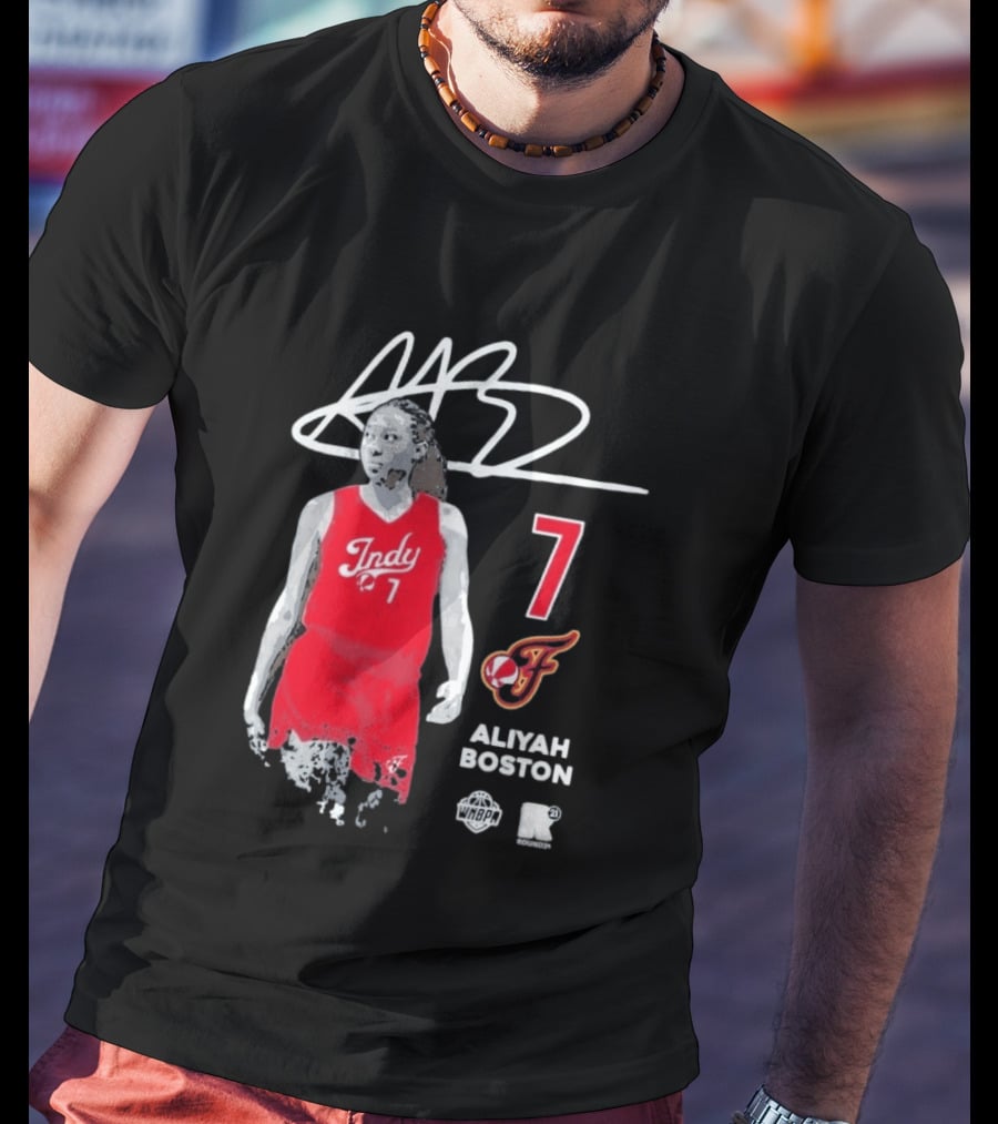 Aliyah Boston Indy 7 Indiana Fever WNBPA T-Shirt