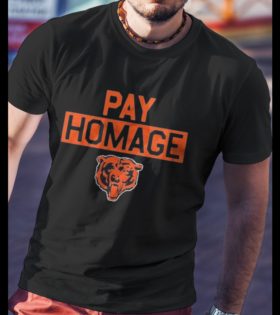 Chicago Bears Pay Homage Bear T-Shirt