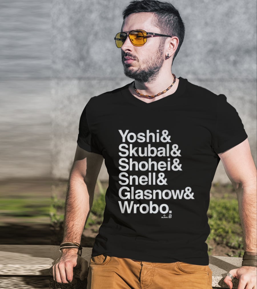 Yoshi Skubal Shohei Snell Glasnow Wrobo Ampersand List T-Shirt