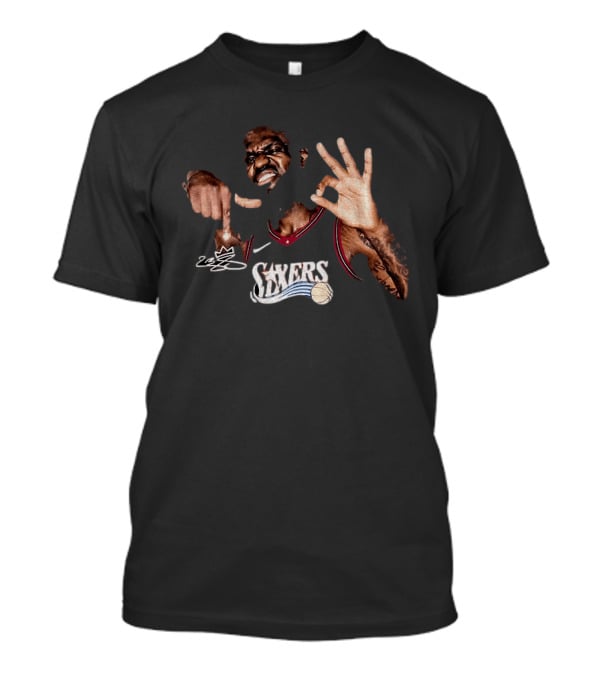 LeBron James Philadelphia 76ers Sixers OK Basketball Image T-Shirt