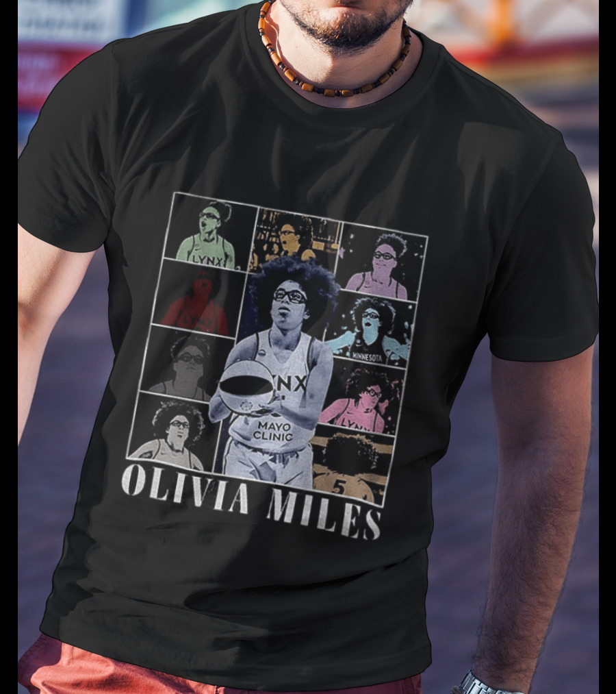 Olivia Miles Minnesota Lynx WNBA Mayo Clinic Basketball The Eras Tour T-Shirt