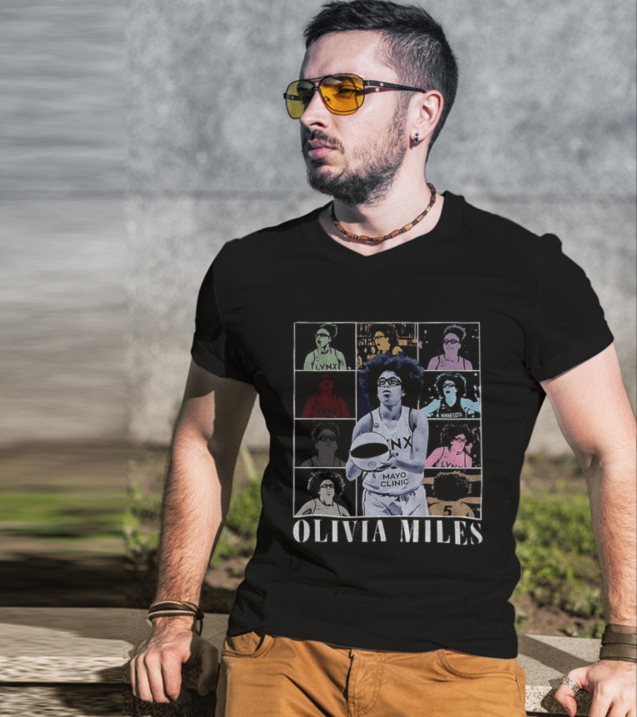 Olivia Miles Minnesota Lynx WNBA Mayo Clinic Basketball The Eras Tour T-Shirt