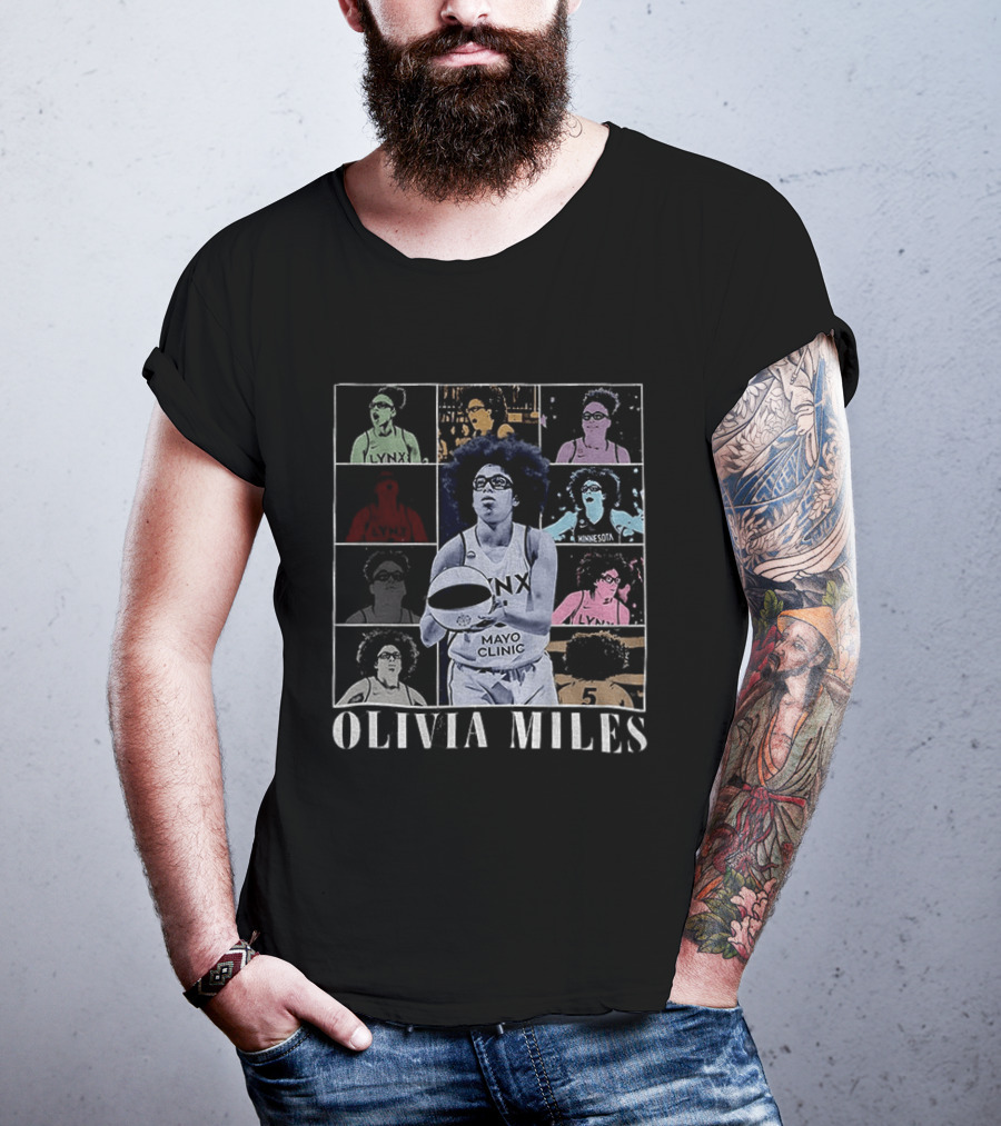 Olivia Miles Minnesota Lynx WNBA Mayo Clinic Basketball The Eras Tour T-Shirt