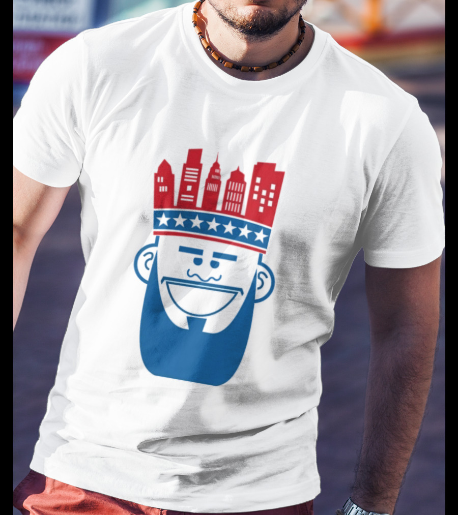 Lebron James Philadelphia 76ers Philly King Skyline Crown T-Shirt