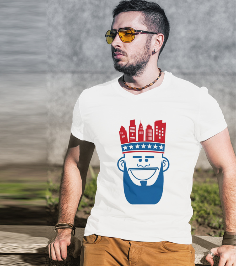 Lebron James Philadelphia 76ers Philly King Skyline Crown T-Shirt