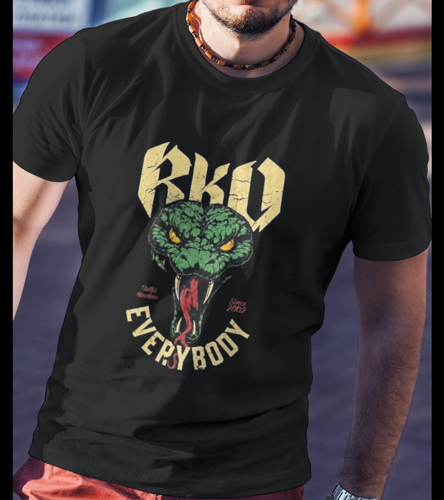 Randy Orton RKO Viper Outta Nowhere Everybody Since 2002 T-Shirt