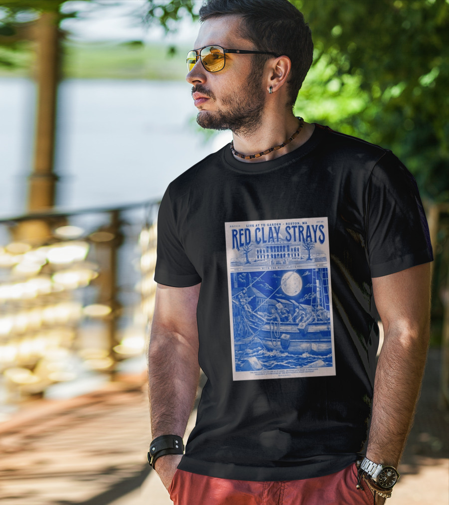 Live At TD Garden Boston MA August 1 2026 Red Clay Strays With The Revivalists T-Shirt