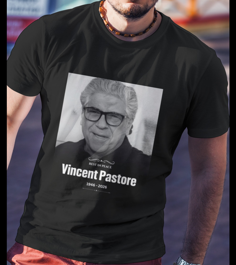 Vincent Pastore 1946 2026 Rest In Peace Memorial T-Shirt