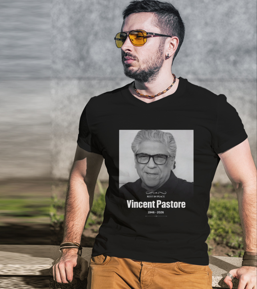 Vincent Pastore 1946 2026 Rest In Peace Memorial T-Shirt