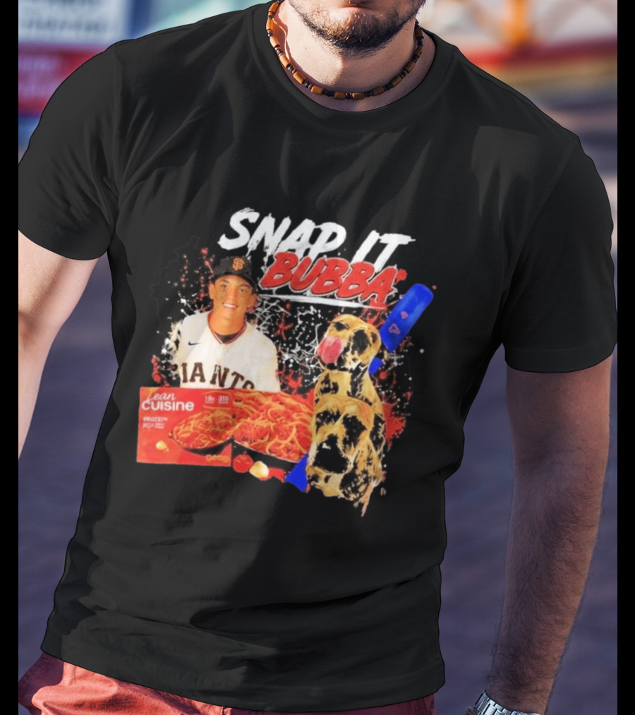 Snap It Bubba San Francisco Giants Lean Cuisine Spaghetti T-Shirt