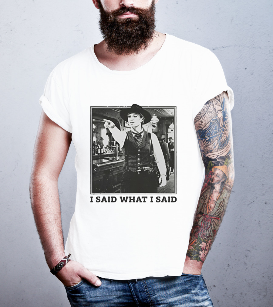 Sophie Cunningham Cowgirl I Said What I Said Indiana Fever T-Shirt
