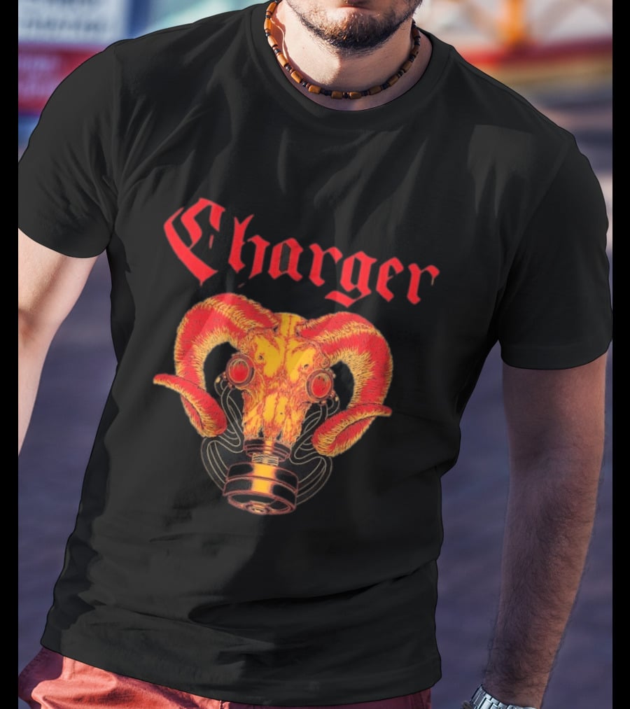 Charger Apocalypse Gas Mask Ram T-Shirt