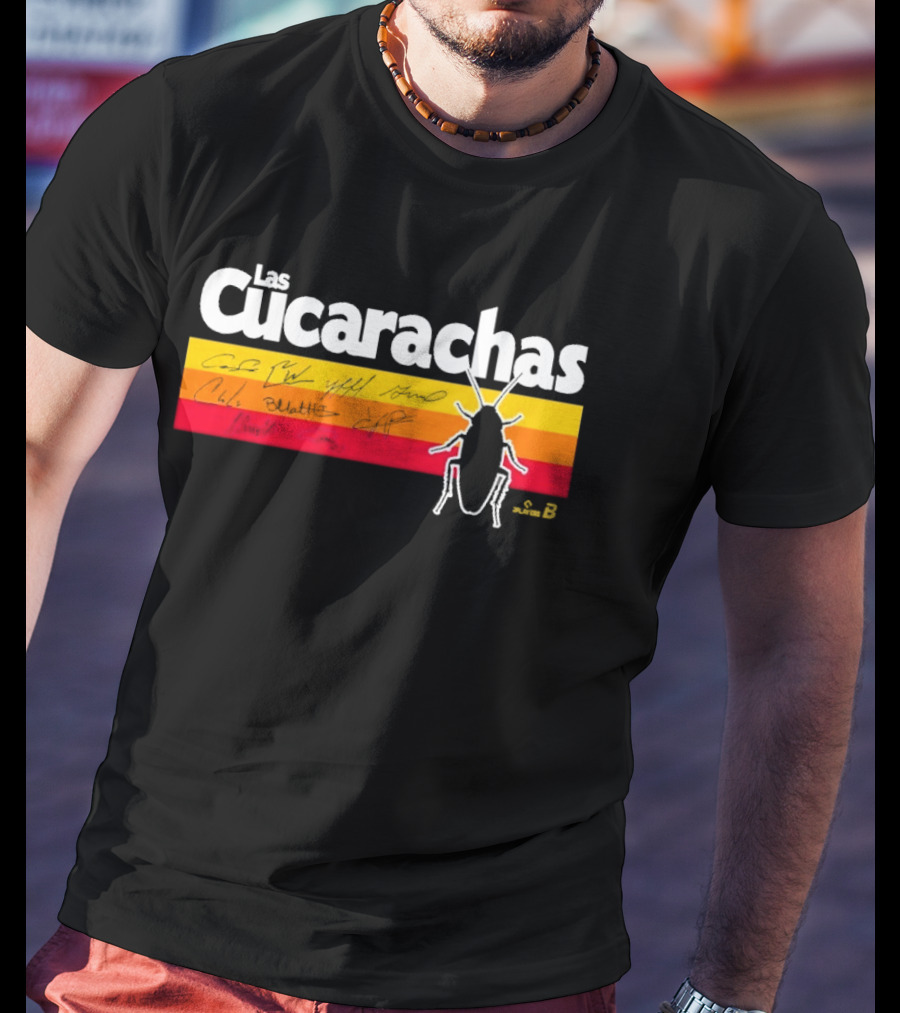 Houston Baseball Las Cucarachas Signature Series T-Shirt