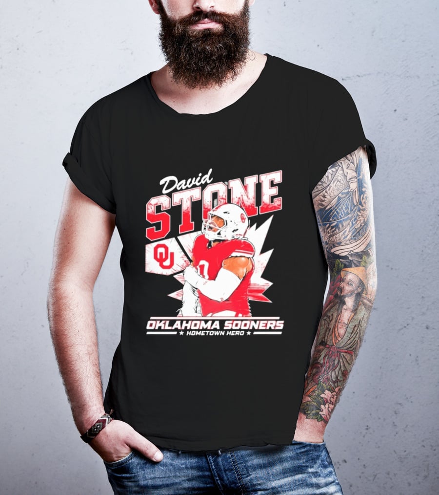 David Stone Oklahoma Sooners Hometown Hero OU Football Star T-Shirt