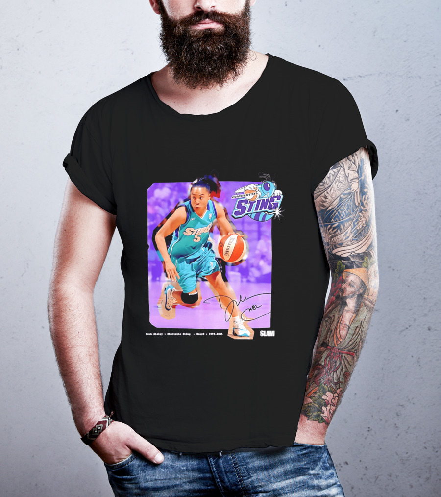 Dawn Staley Charlotte Sting WNBA Guard 1999 2005 T-Shirt