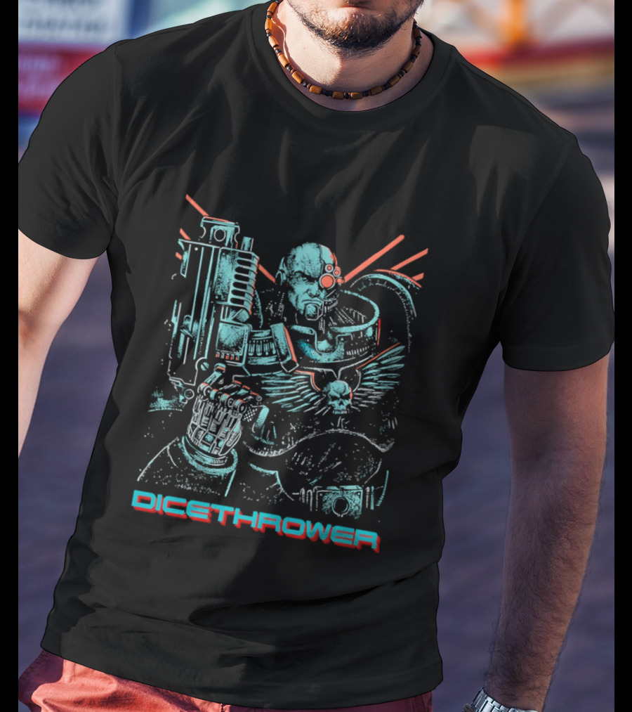 Warhammer 40000 Space Marine Dicethrower T-Shirt