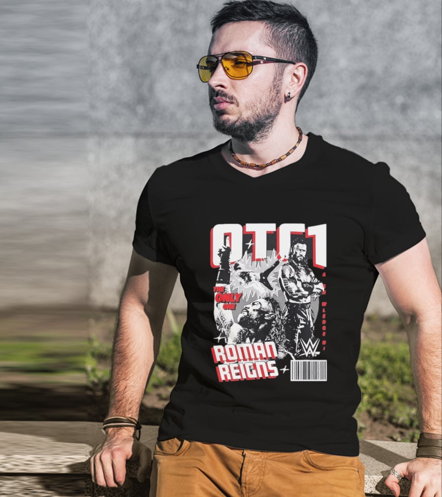 OTC1 Roman Reigns WWE The Only One Superstar T-Shirt