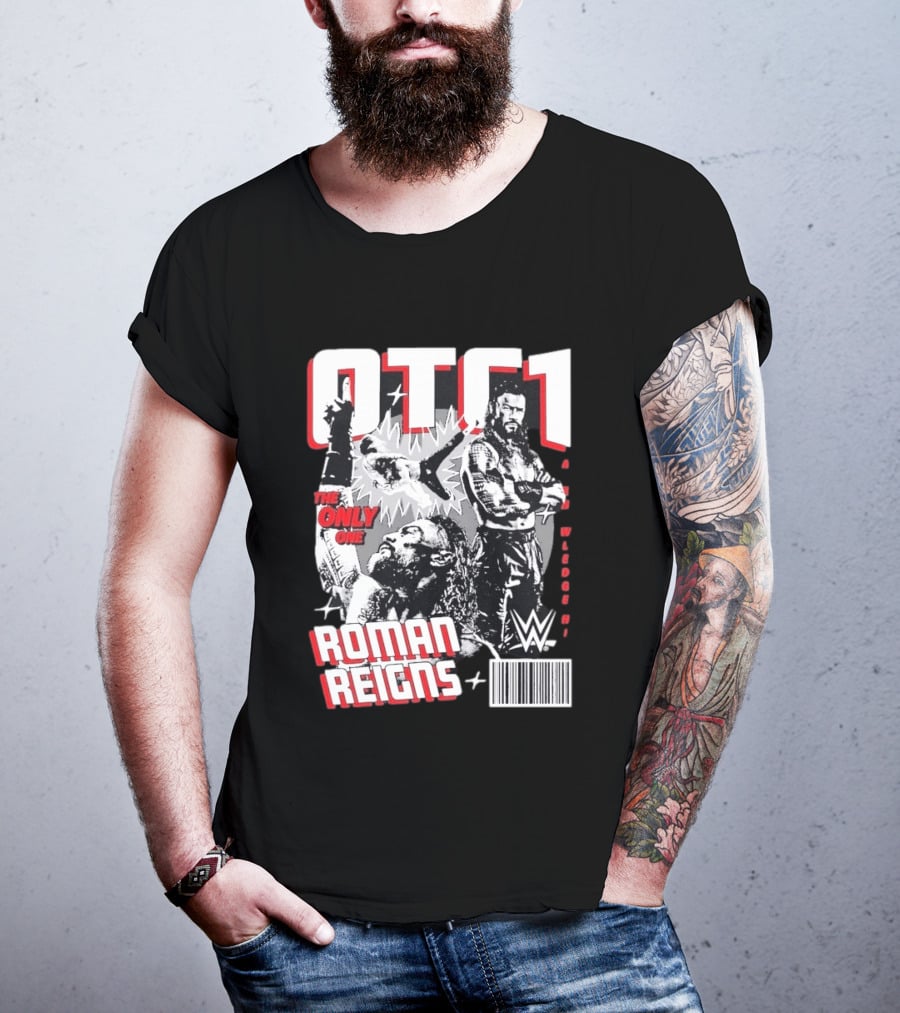 OTC1 Roman Reigns WWE The Only One Superstar T-Shirt