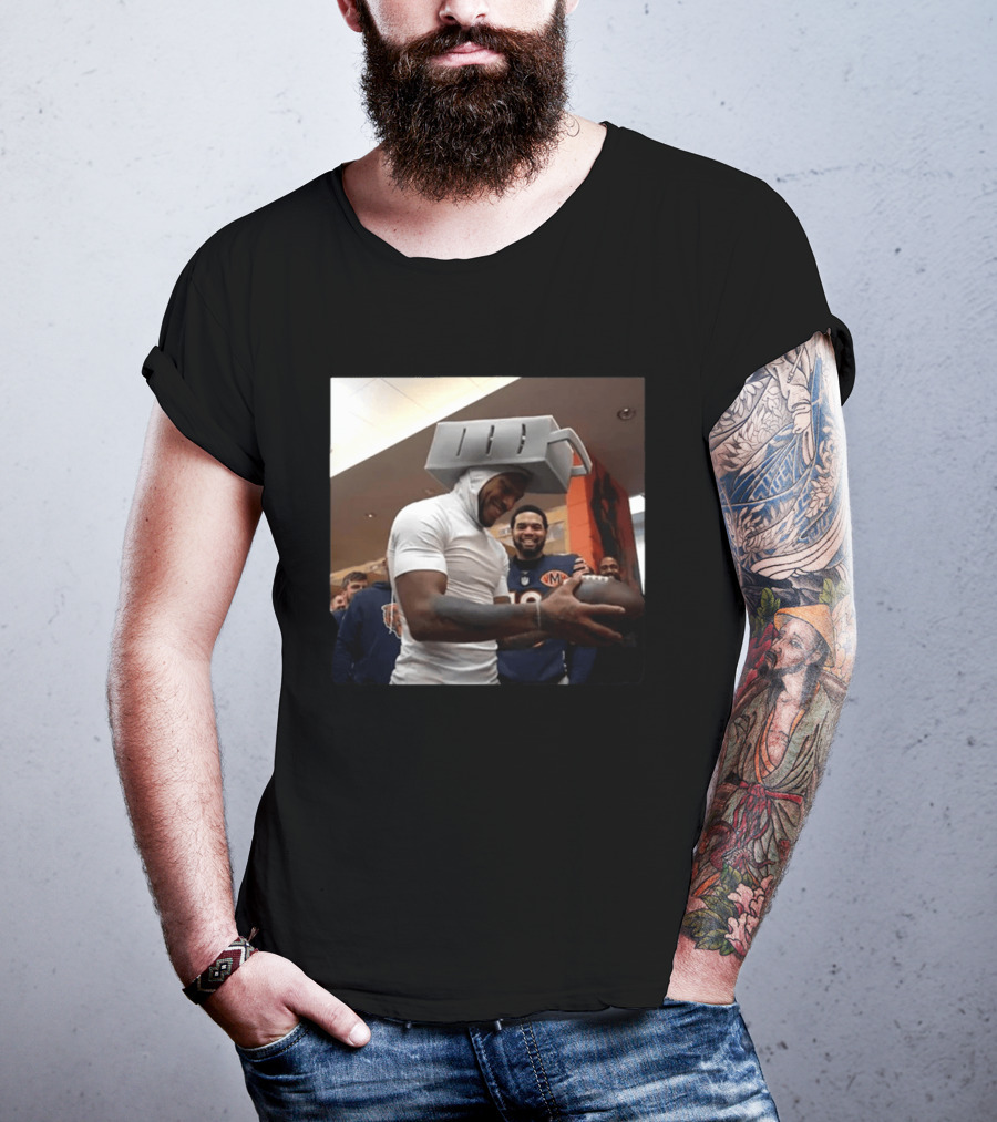 DJ Moore Cheese Grater Hat Fun Moment T-Shirt