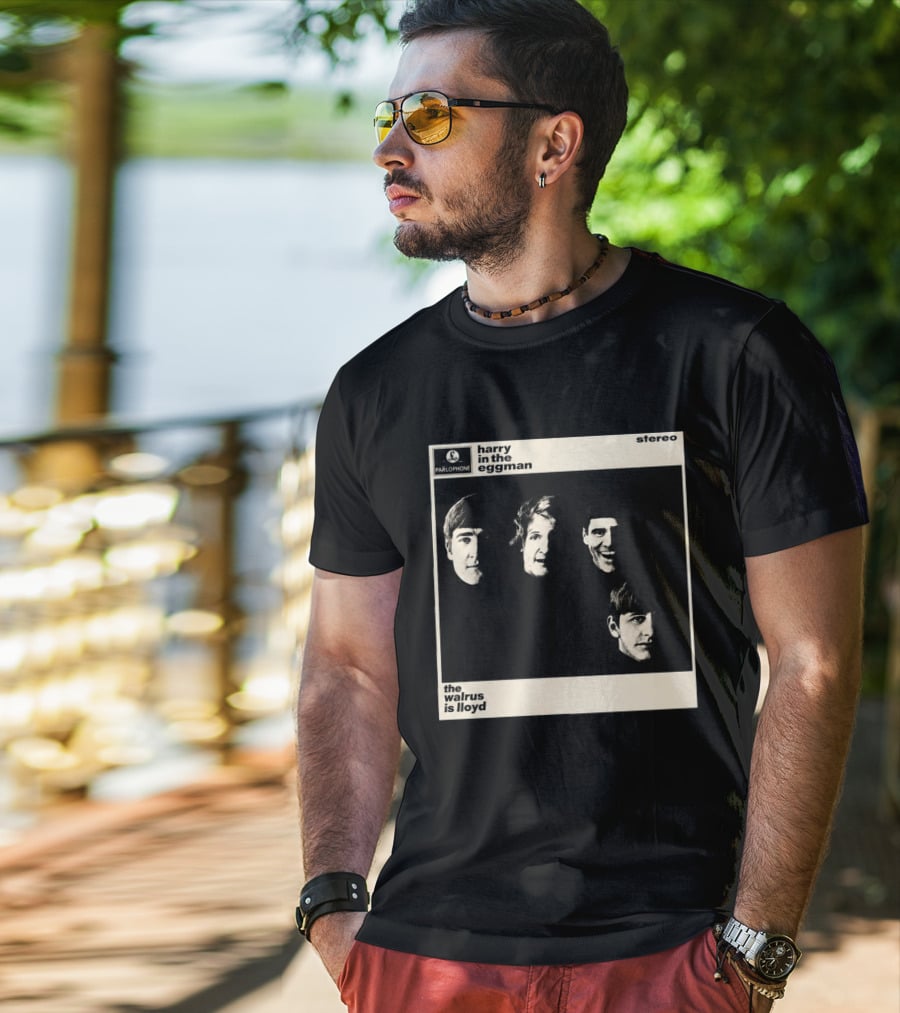 Parlophone Harry In The Eggman The Walrus Is Lloyd Stereo T-Shirt