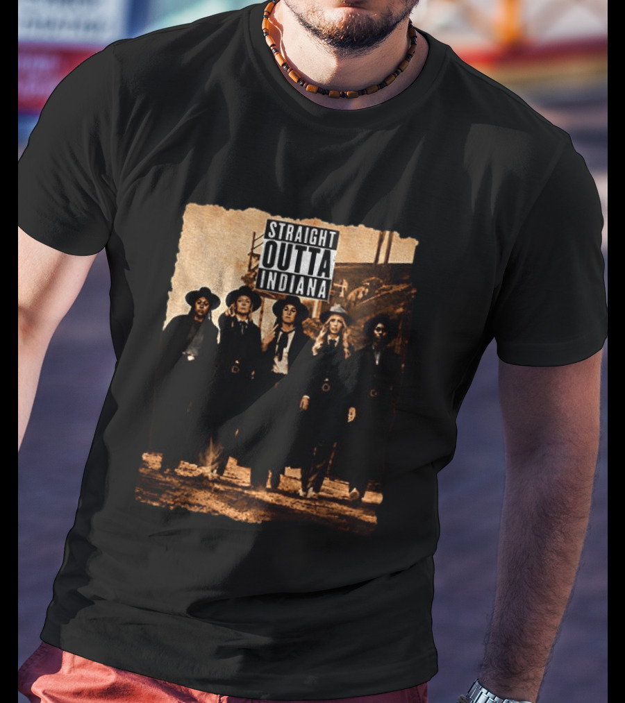 Sophie Cunningham Caitlin Clark Indiana Fever Basketball Feverstone Straight Outta Indiana 2026 T-Shirt