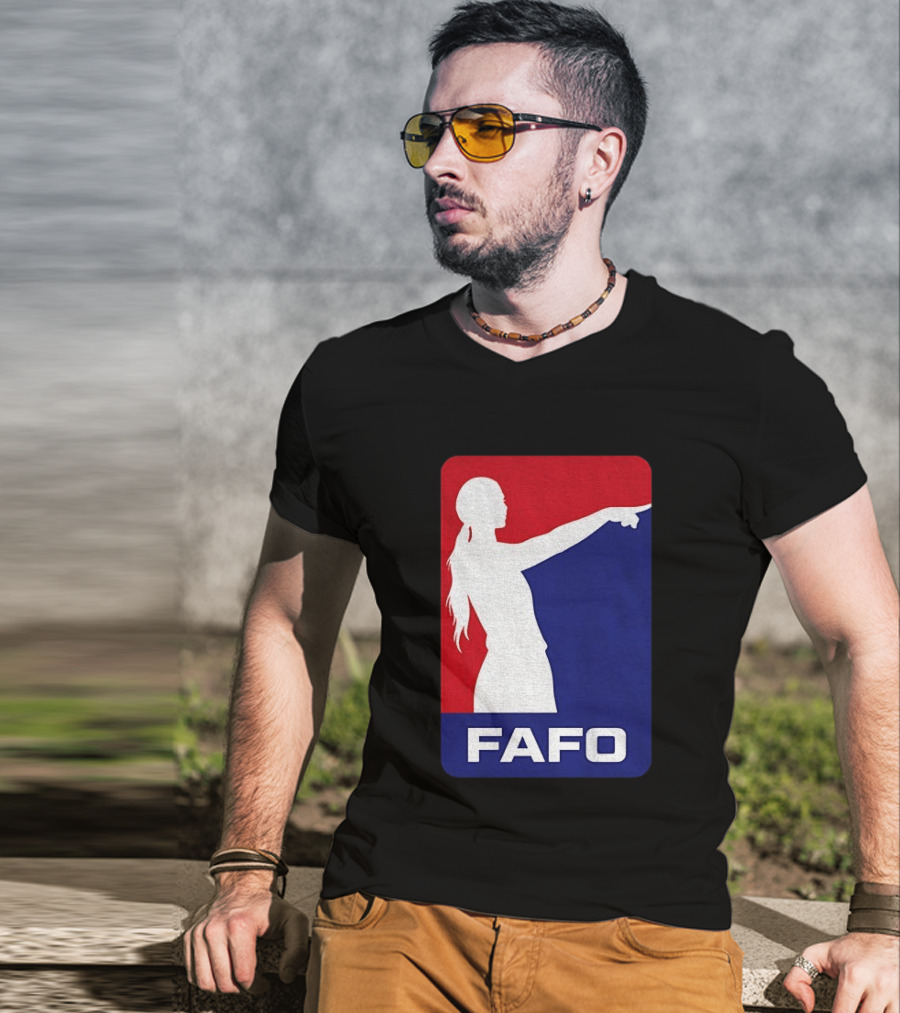 Sophie Cunningham FAFO Pointing Indiana Fever WNBA Fan T-Shirt