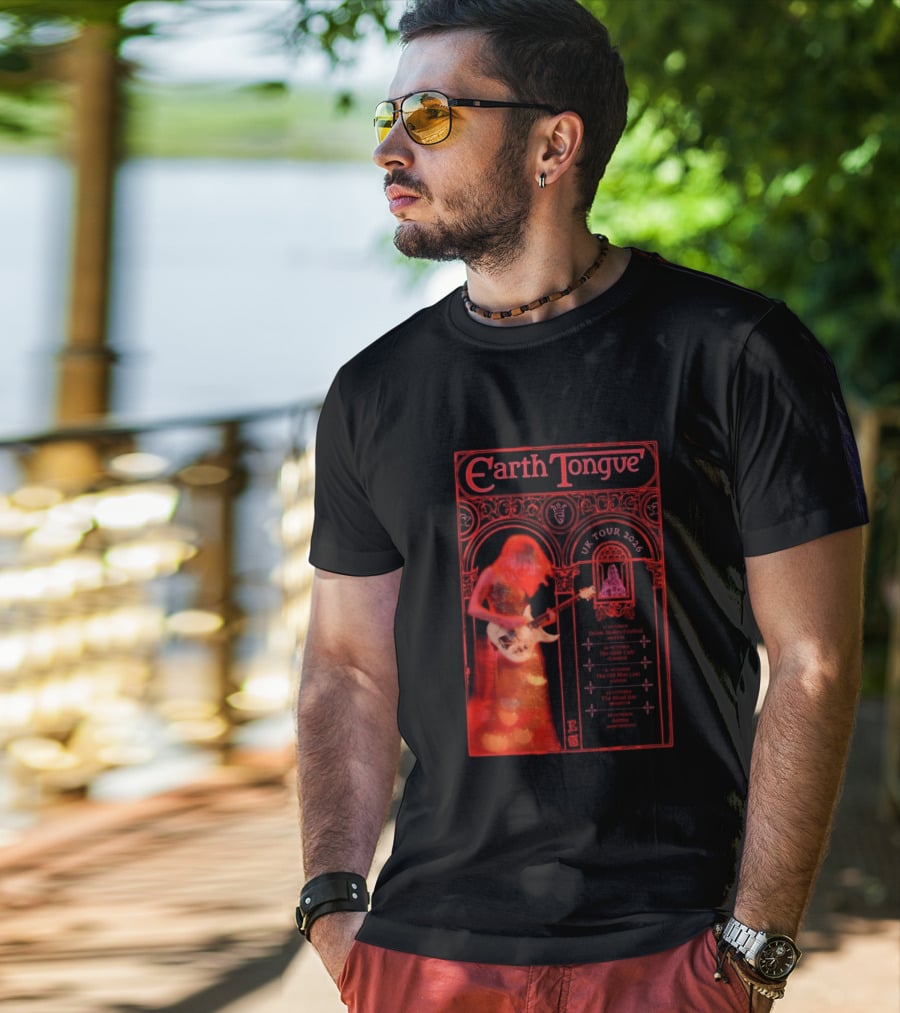 Earth Tongue UK Tour 2026 Down Stokes Festival Bristol Gilded Gothic Artistry T-Shirt