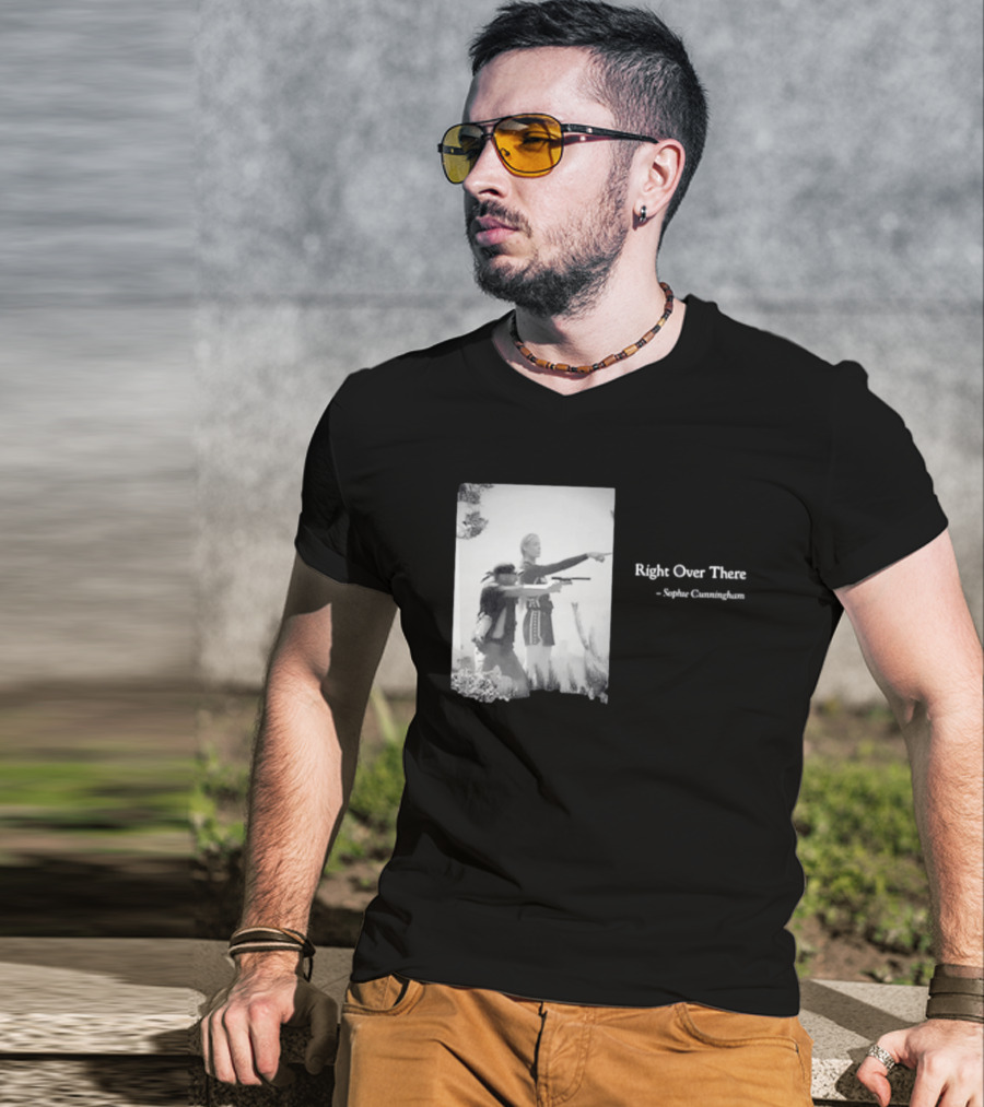 Right Over There Sophie Cunningham Vintage Western Scene T-Shirt