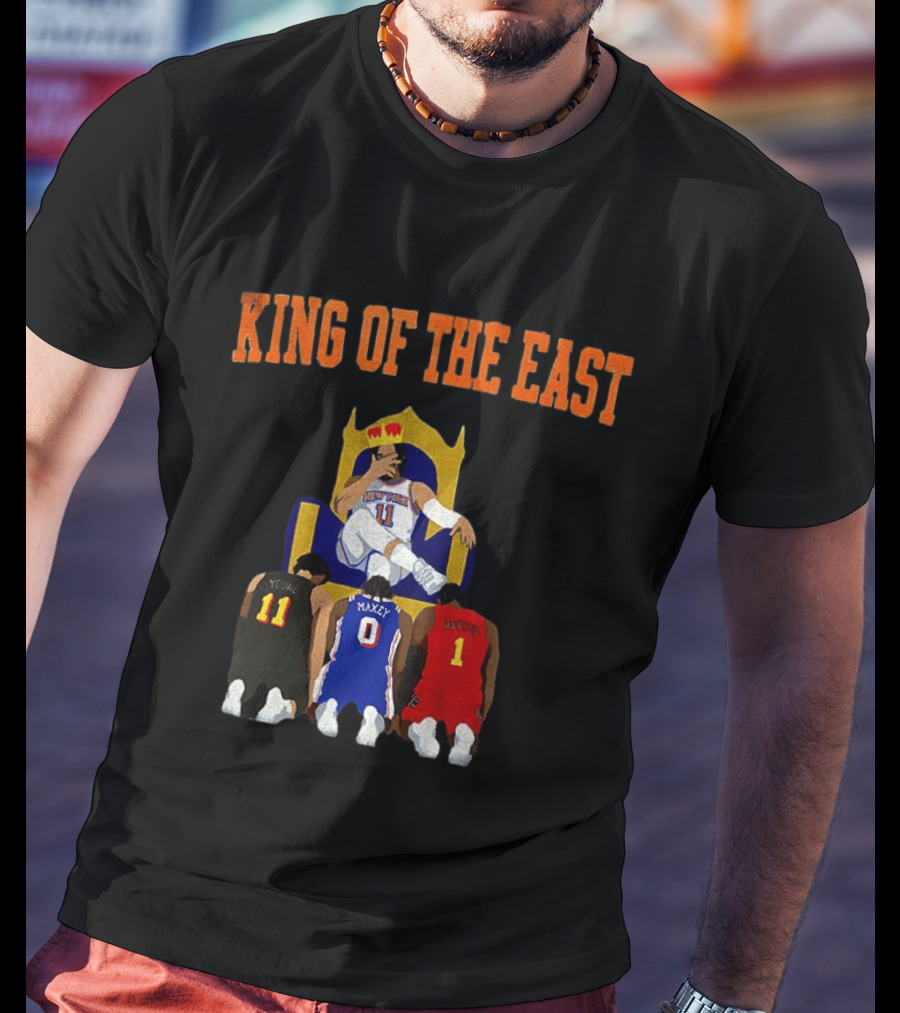 New York Knicks Jalen Brunson King Of The East NBA Basketball T-Shirt