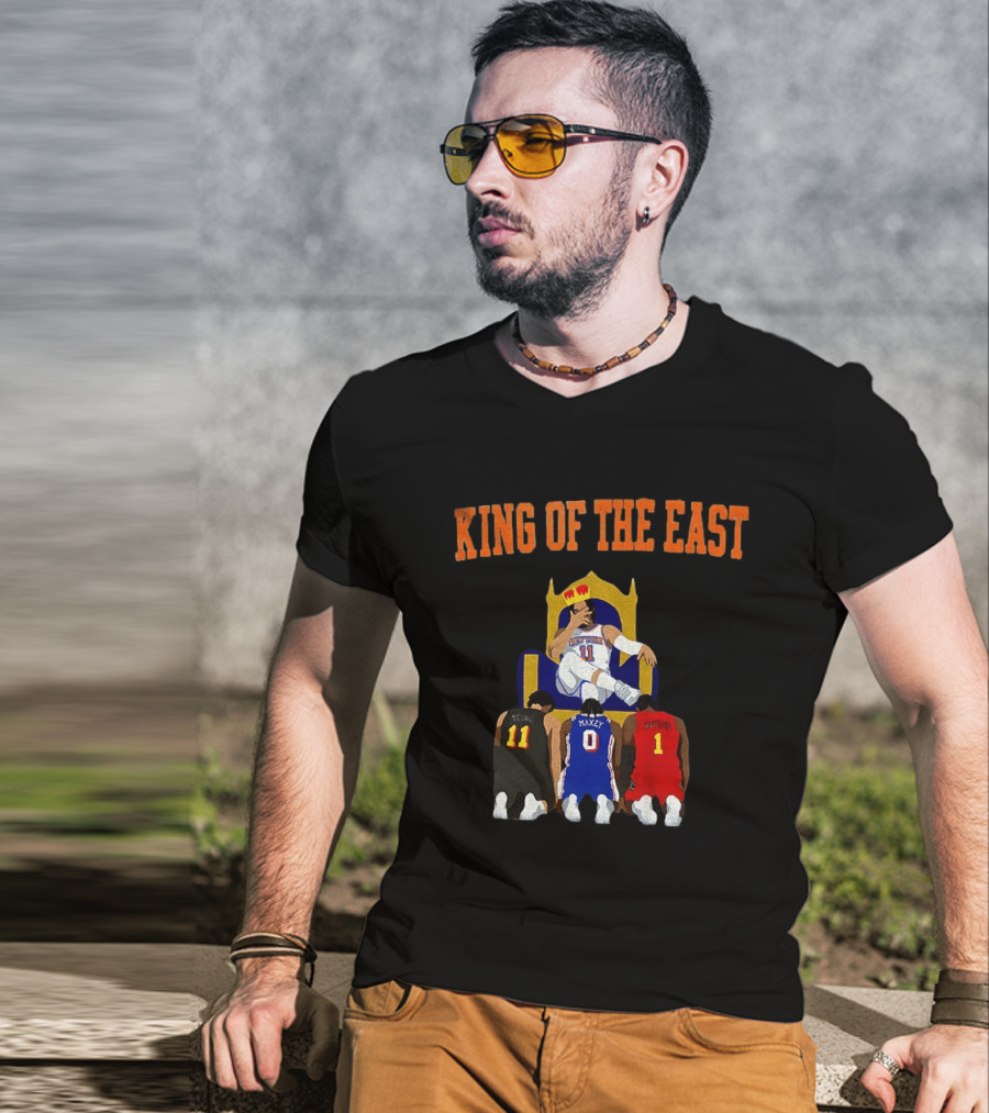 New York Knicks Jalen Brunson King Of The East NBA Basketball T-Shirt