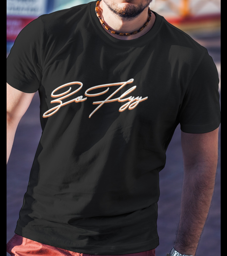 Go Flyy Script Bold Cursive T-Shirt