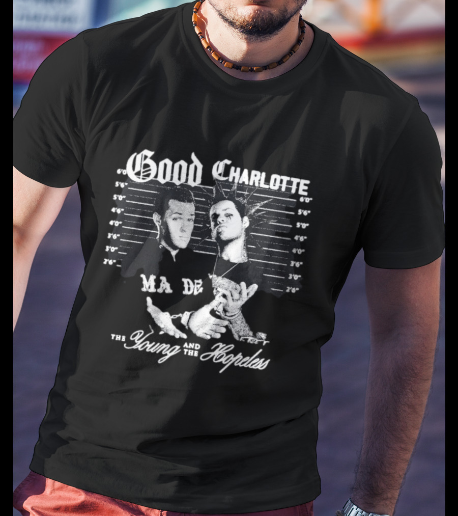 Good Charlotte The Young And The Hopeless Old School Shot MA DO T-Shirt
