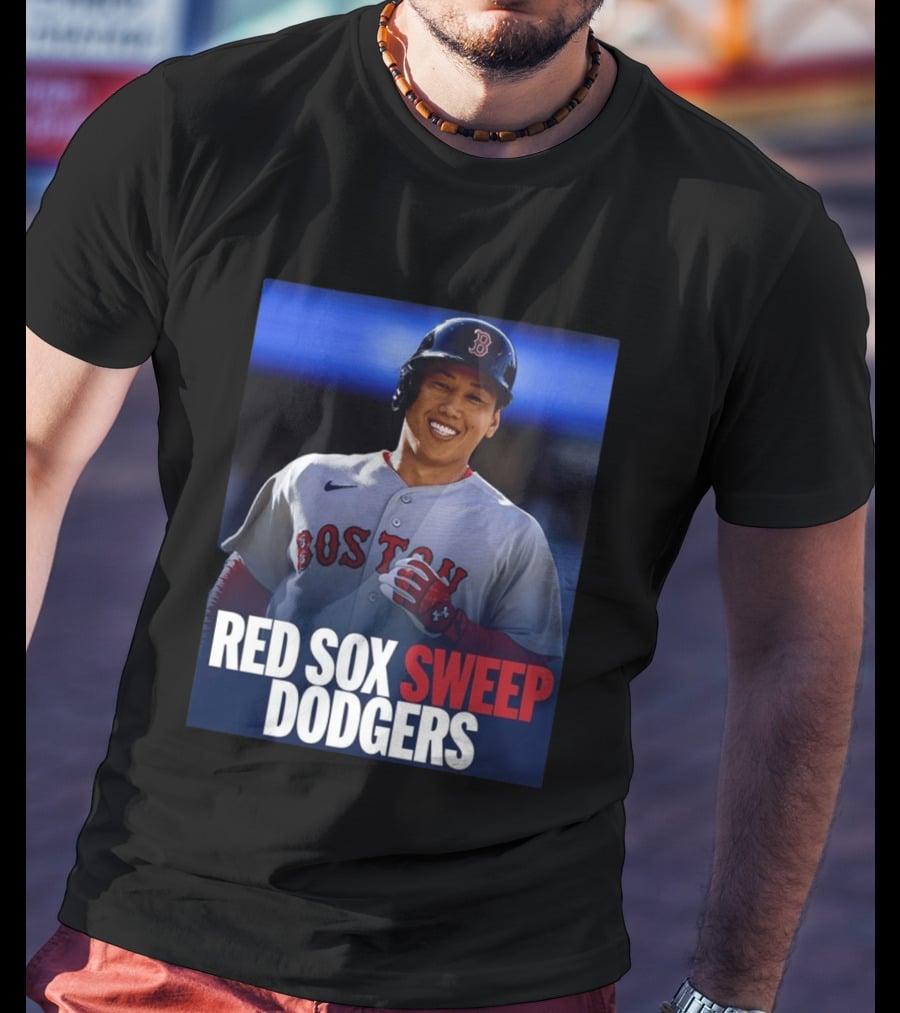 Boston Red Sox Sweep Dodgers Victory Celebration 2026 T-Shirt