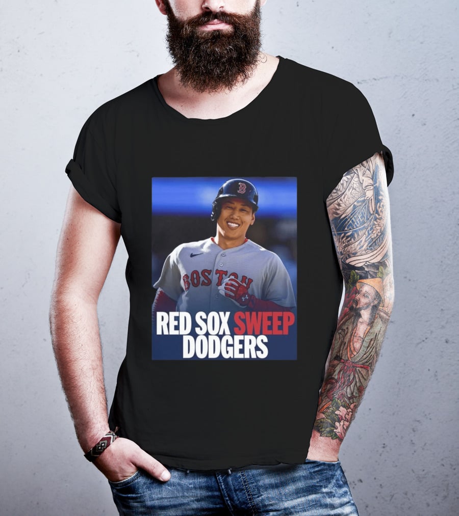 Boston Red Sox Sweep Dodgers Victory Celebration 2026 T-Shirt