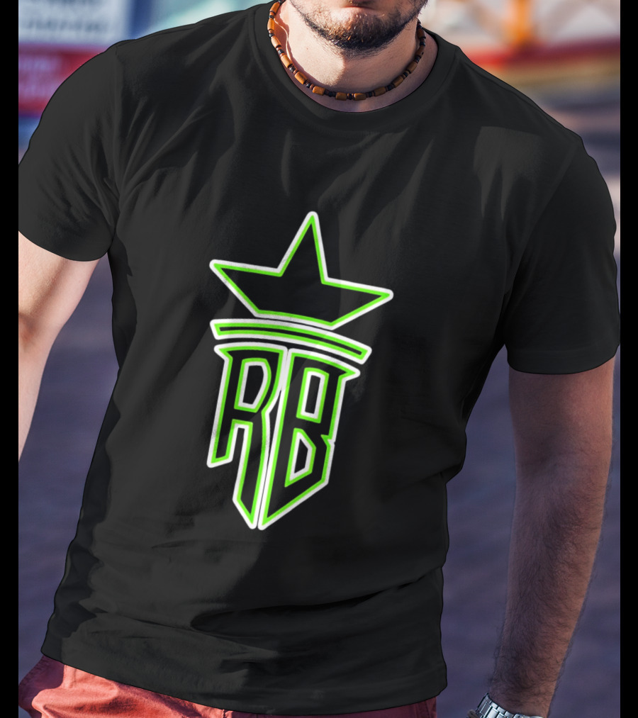Roland Banks RB Star Logo Neon Green T-Shirt