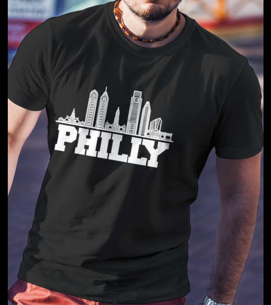 Philadelphia Skyline Philly Cityscape T-Shirt