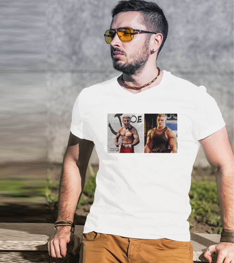 Joe Alexander Volkanovski Crossover MMA Fighter And Game Character Image T-Shirt