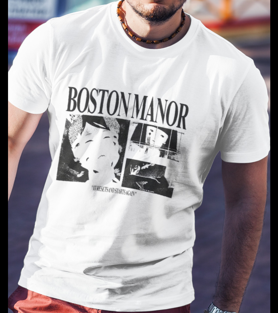 Boston Manor It Resets And Starts Again Paprika Album T-Shirt