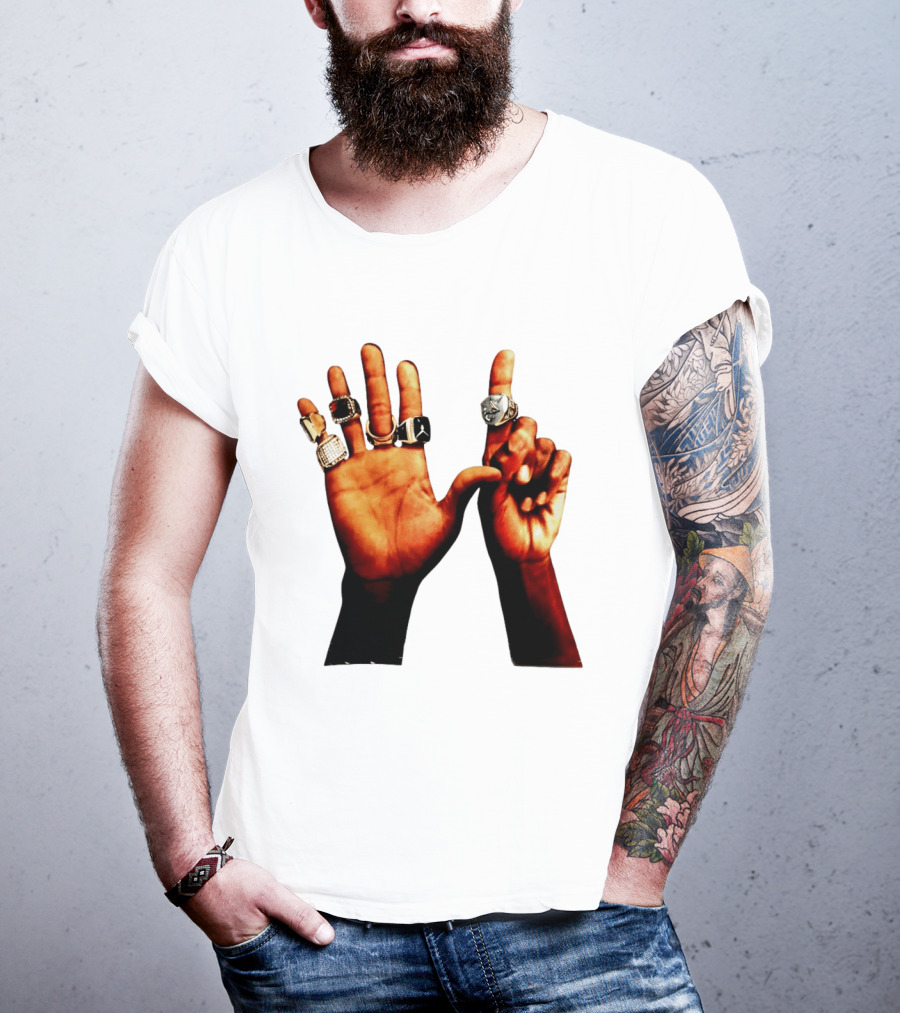 Carlos Alcaraz Championship Rings NBA Jordan Rolex Iconic Hands T-Shirt