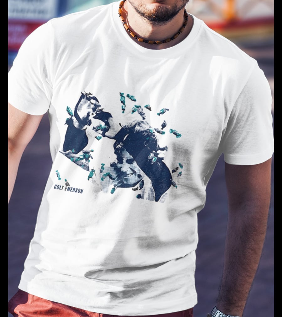 Colt Emerson Walk Off Bubble Gum Bath Mariners Baseball T-Shirt